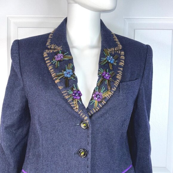MOSCHINO women's blazer size 8 - Picture 3 of 3